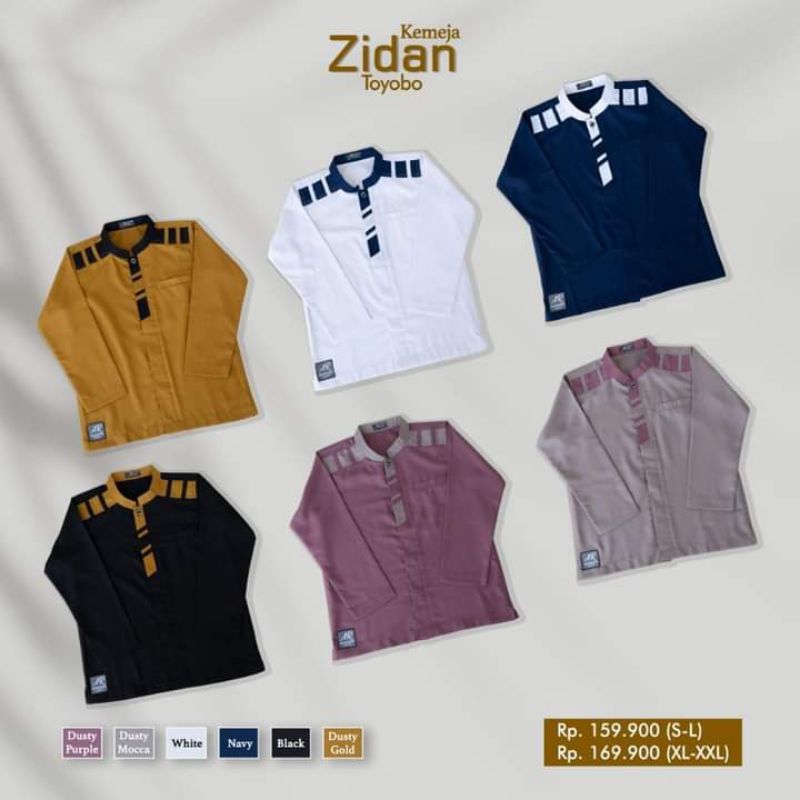 KEMEJA ZIDAN Anak ( koko cowok kids terbaru )  BY ARRAFI MEN