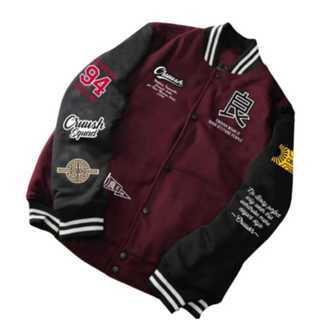 TERKINI Varsity Jacket Baseball Vintage - Jaket Varsity Salvio Hexia Denim - Jaket Baseball Pria