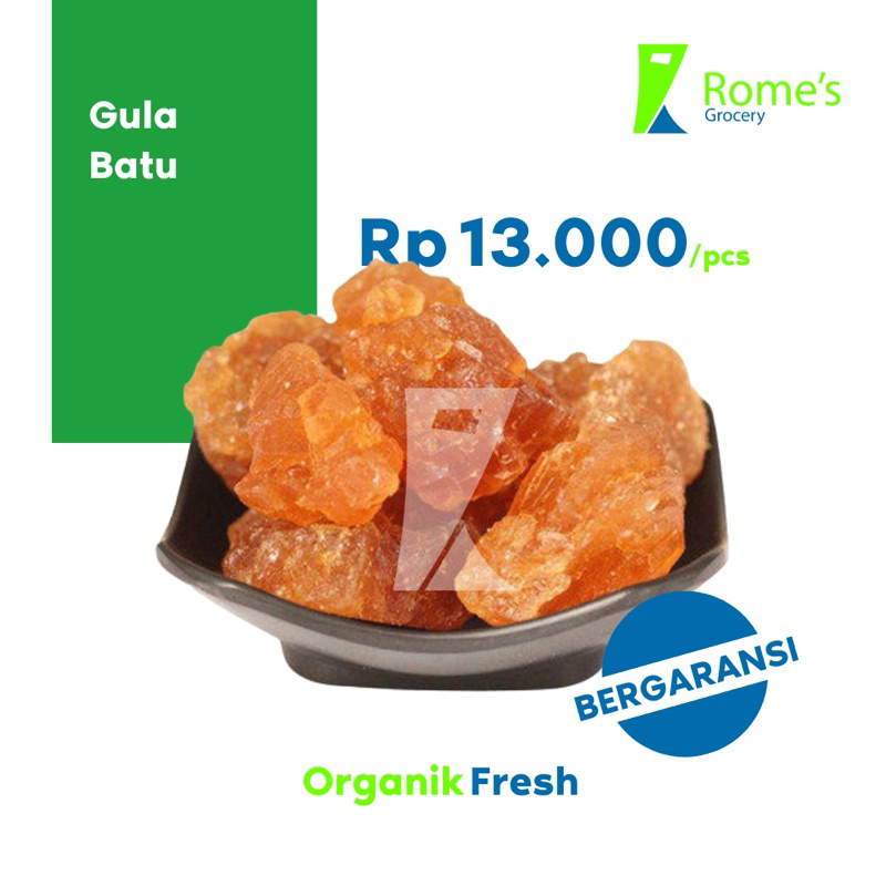 

Gula Batu Berkualitas | 500gr | Fresh & Organik | Bergaransi | Rome’s Grocery