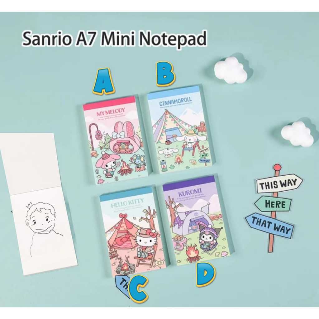 

NOTE SOBEK ORI MINI SERI CAMPING MELODY KUROMI MXLYBJ02 (10X7)