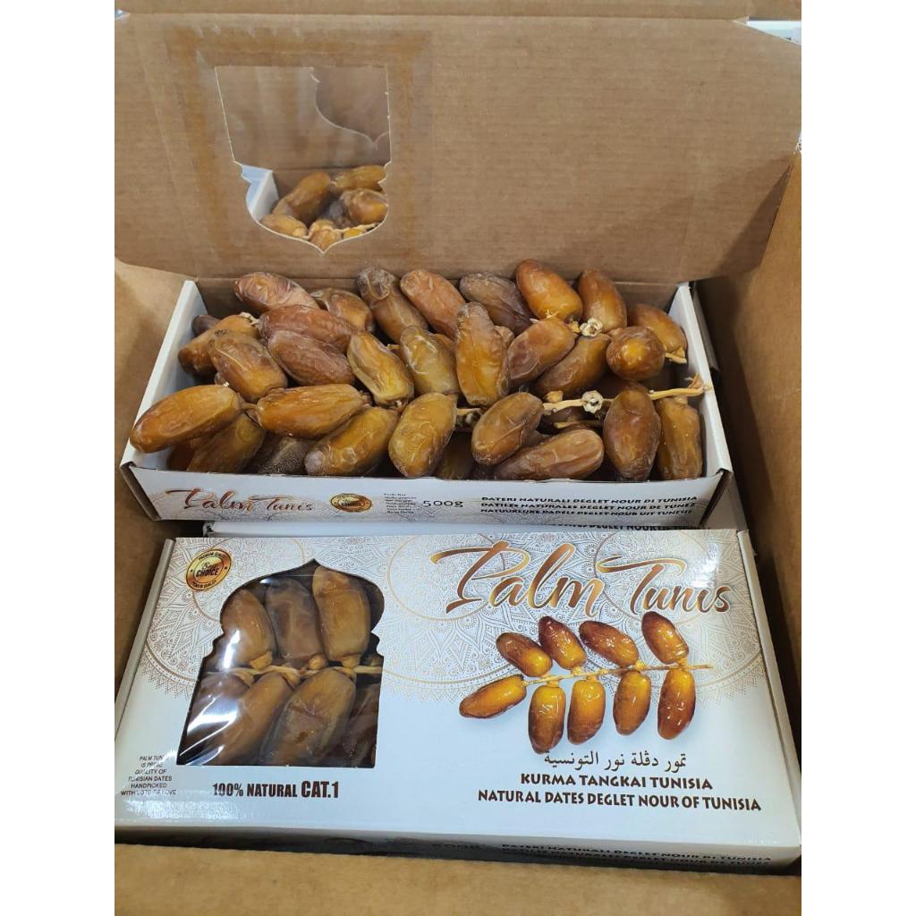

Kurma tunisia Tangkai 500gr kemasan Dus// kurma TUNISIA TANGKAI (Exp 2026)