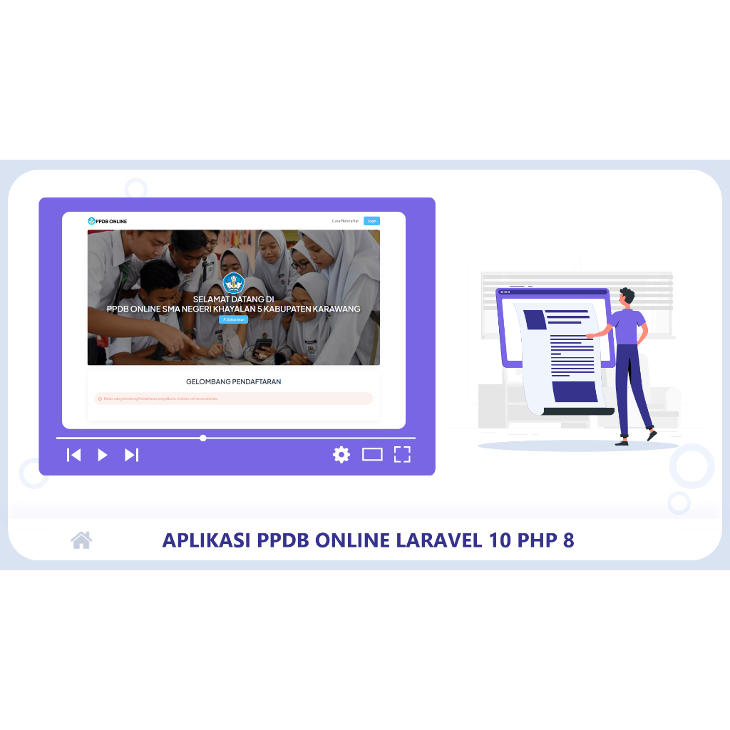 Aplikasi PPDB ONLINE Berbasis Website Menggunakan PHP & Laravel 10
