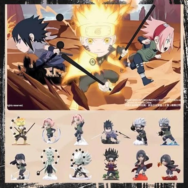 blindbox popmart naruto shippuden