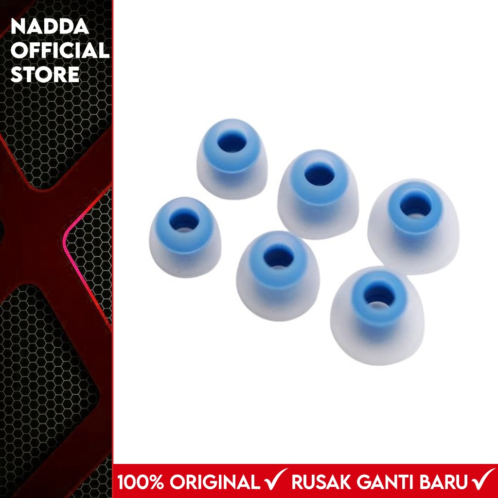 QKZ Blue Silicone Eartips Wide Bore