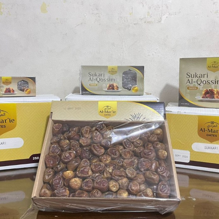 

Kurma Sukkari Premium Al Mar'ie dus 3kg Korma Sukari