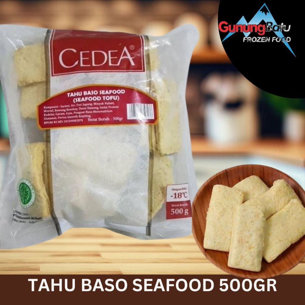 

CEDEA TAHU BASO SEAFOOD 500GR