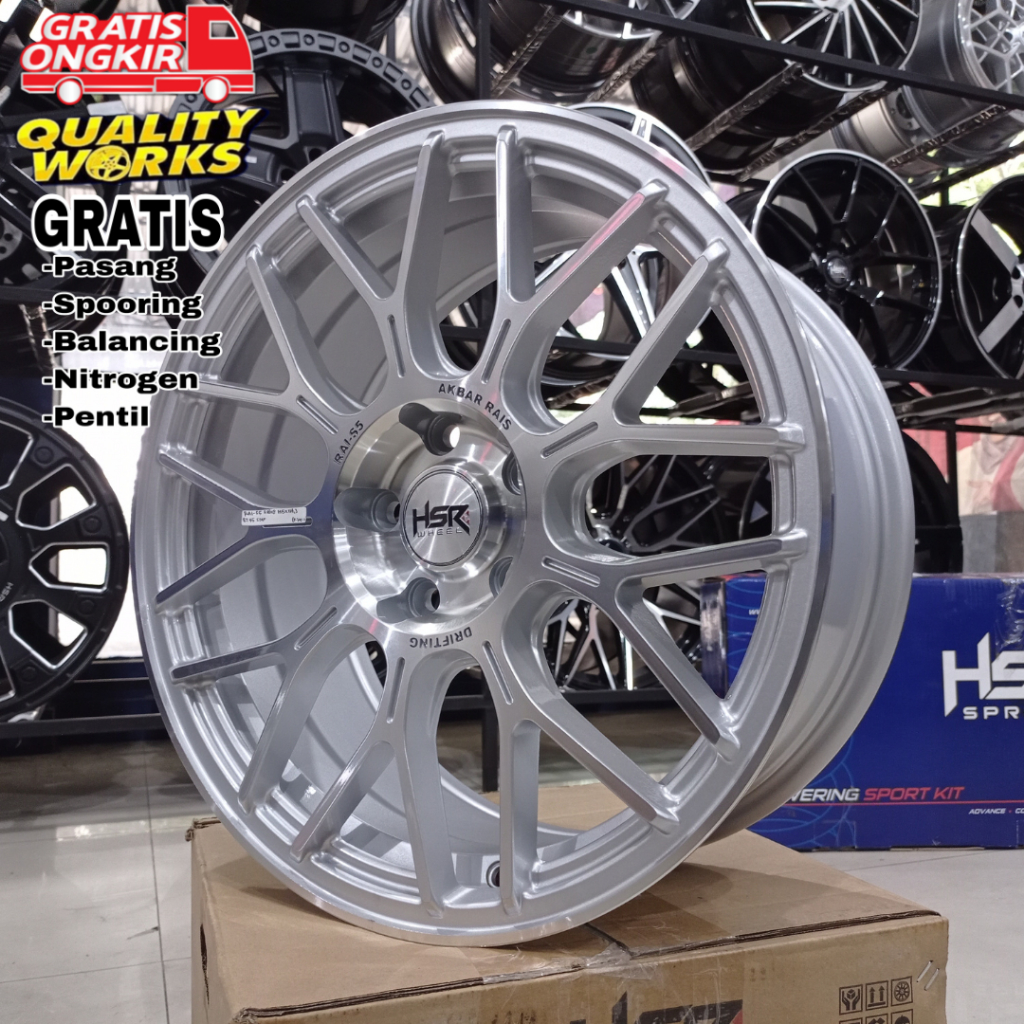 Velg Modifikasi Mobil Xpander Ring 18 Velg Hsr Wheel Rai-S5 Surabaya