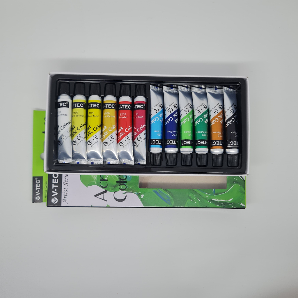 

Cat Akrilik V-Tec 12 Acrylic Colours VT-612/A