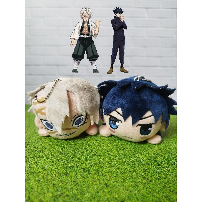 Boneka Kimetsu No Yaiba || Jujutsu Kaisen Plush Official Versi Nesoberi || Sanemi & Megumi