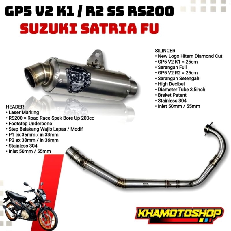 WRX GP5 V2 K1 / R2 SS RS200 SATRIA FU