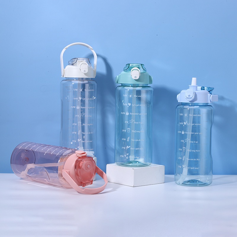 BOTOL MINUM MOTIVASI 2 LITER BENING BPA FREE