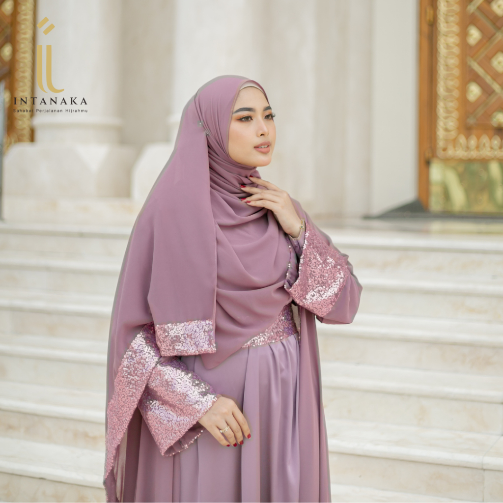 Pashmina Intanaka Sherin Maze Jubah koko Pashmina Squin gamis couple sarimbit lebaran intanaka kurta