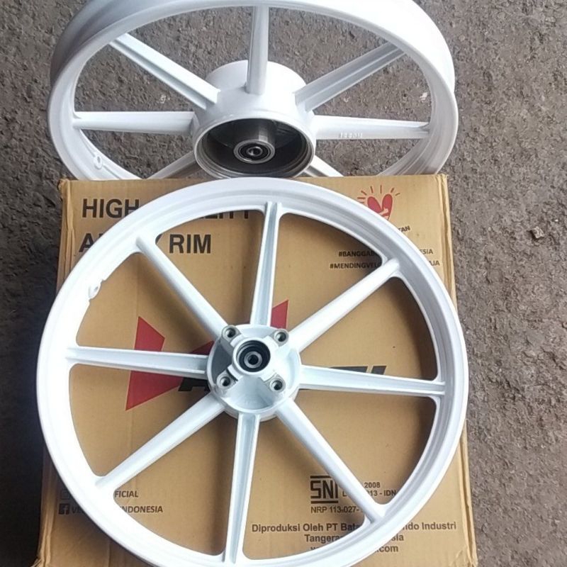 velg vrossi Jupiter Vega fizr tipe zigen swan palang 8 v rossi