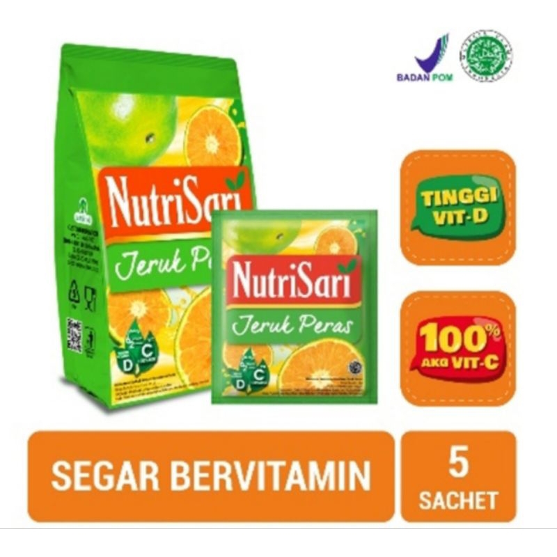 

NutriSari Jeruk Peras 5 x 14 gr