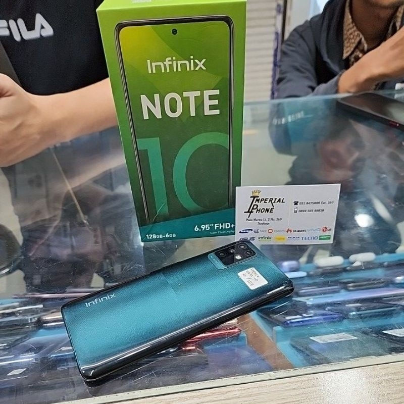 infinix note 10 6/128 resmi second