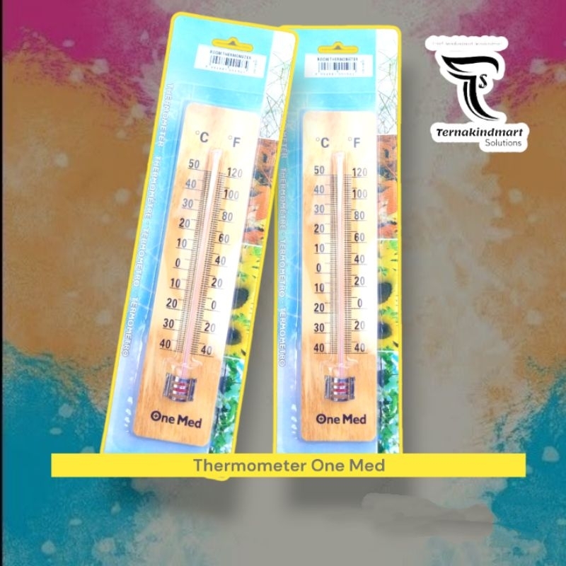 Thermometer Ruang - Pengukur Suhu Ruang Thermometer Kayu