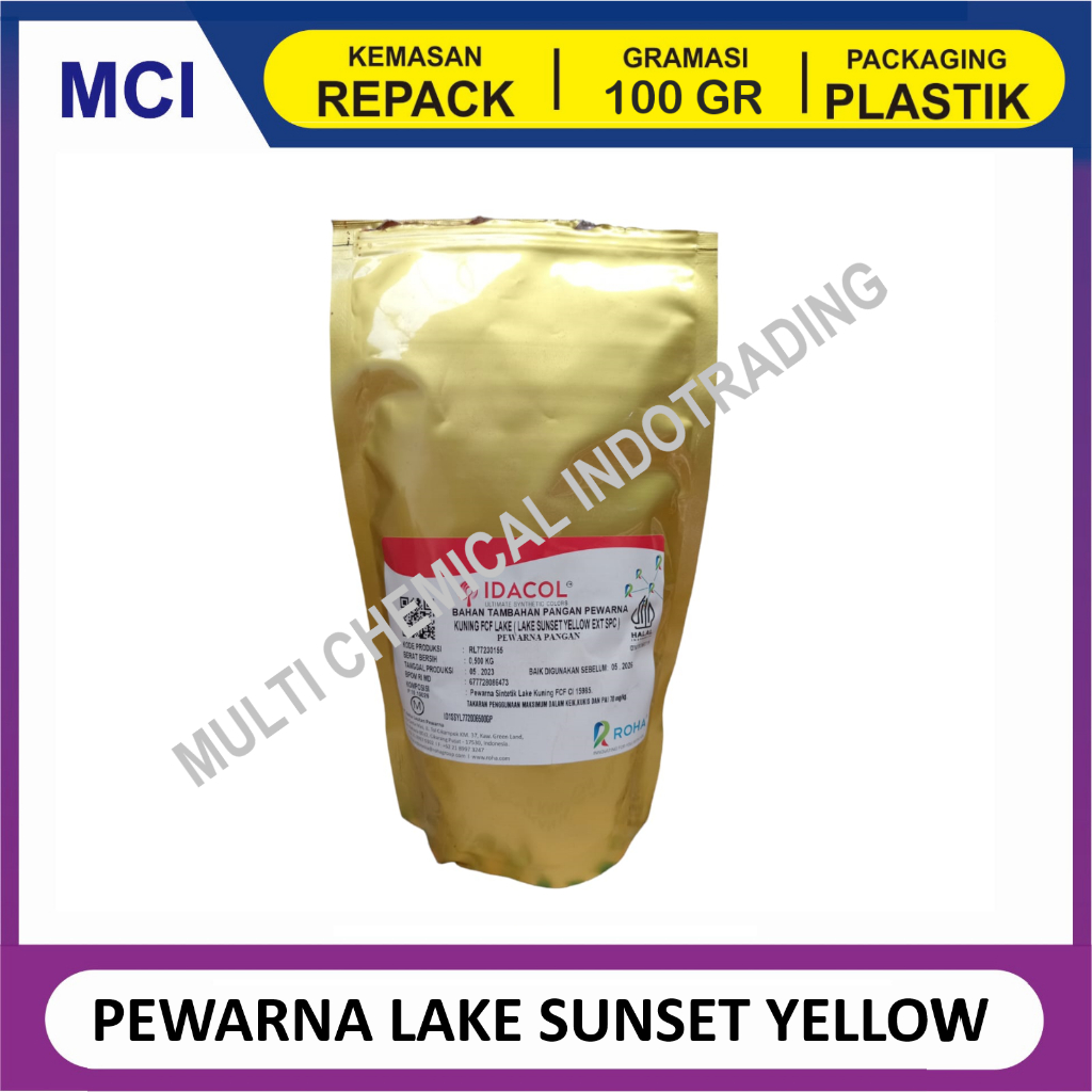 

PEWARNA MAKANAN LARUT MINYAK SUNSET YELLOW / ORANGE||100 gr