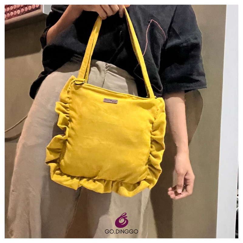 GD - Tote Bag Tas ruffle rumbai
