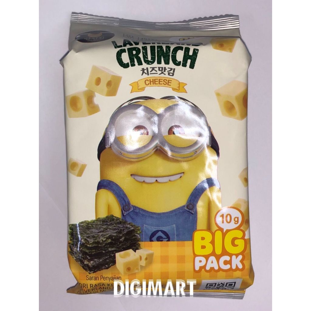 

LAVERLAND Crispy Seaweed CHEESE 10gr SATUAN