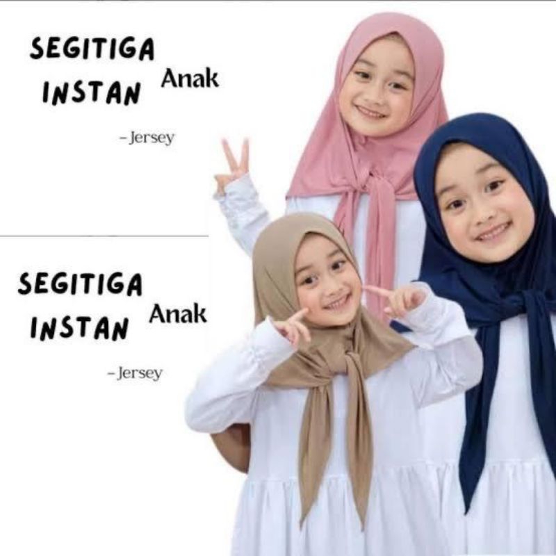Segitiga Instan Anak - Hijab Anak by Dhea Hijab