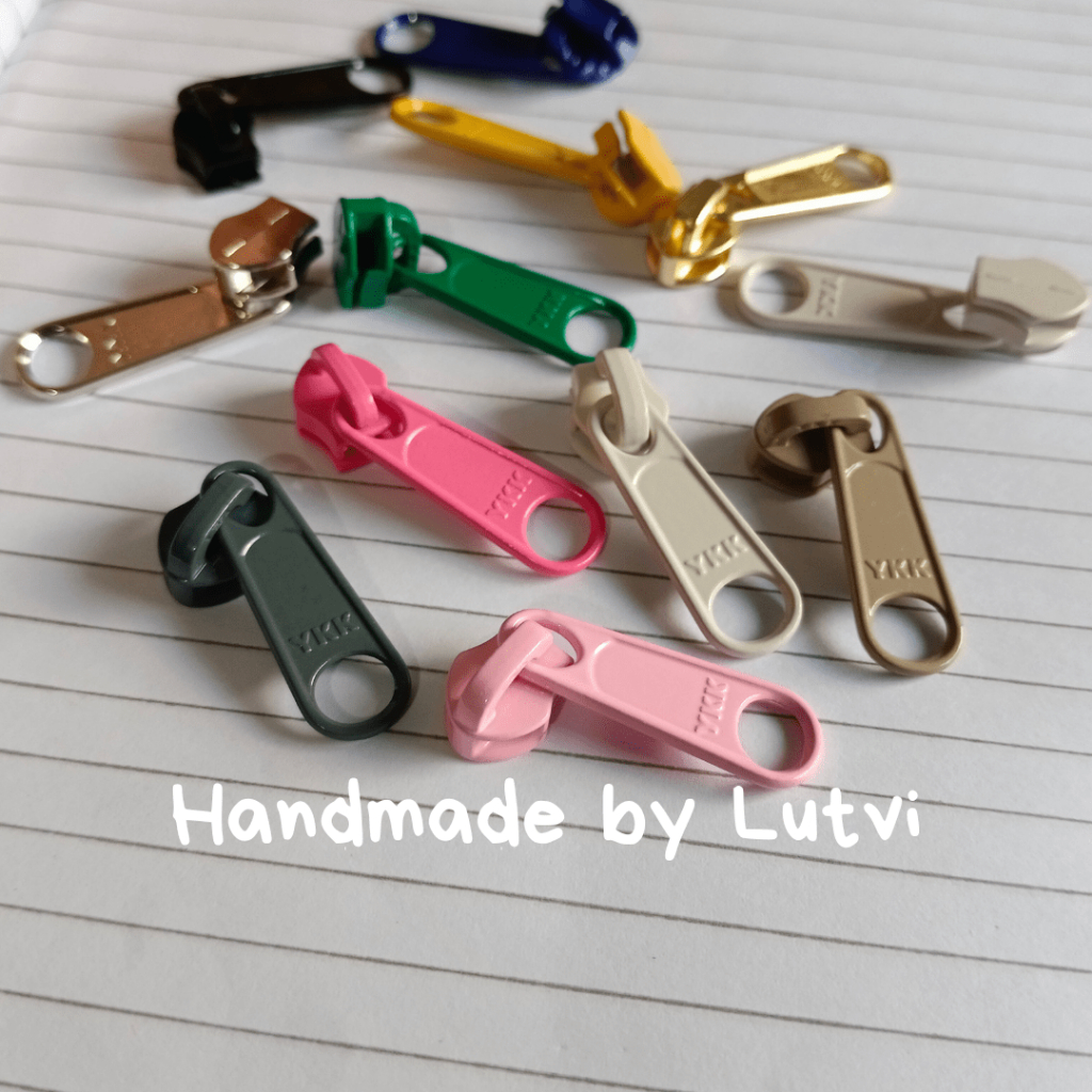1 pcs kepala resleting gigi plastik no 5 YKK original | kepala ritsleting panjang | kepala resleting