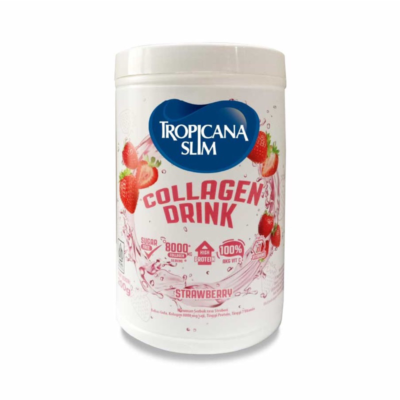 Tropicana Slim Collagen Drink Strawberry 200gr
