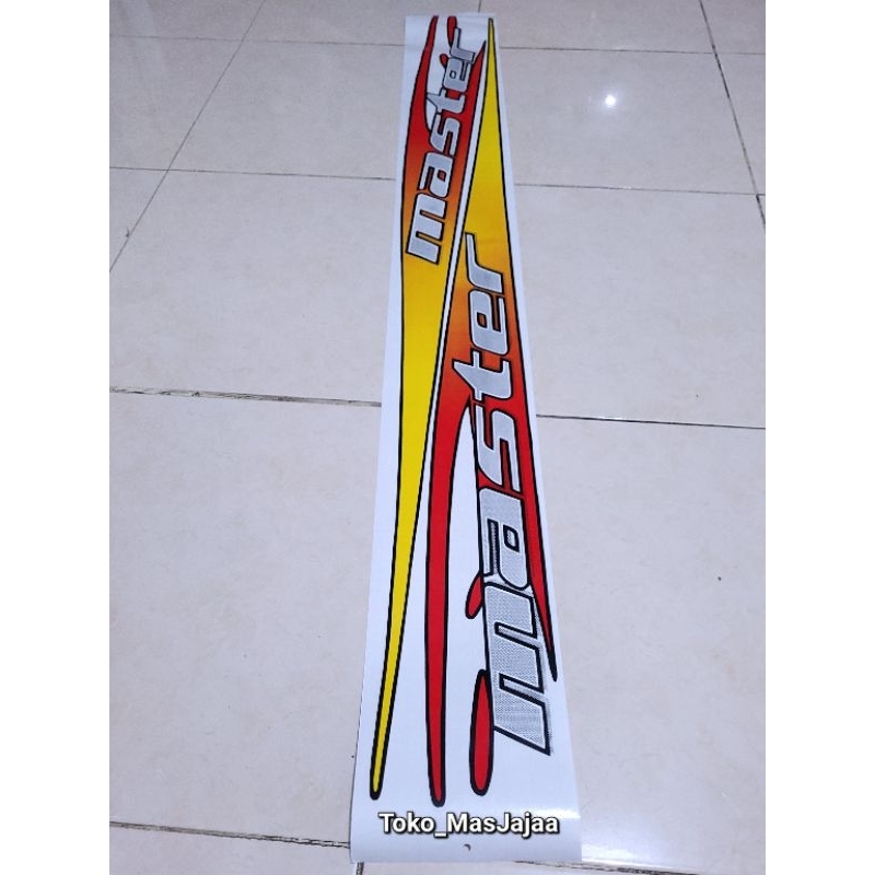 Sticker stiker list body master espass zebra master / stiker daihatsu espass master pick up pickup /