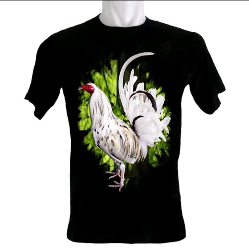 KAOS AYAM BANGKOK PUTIH INDONESIA KAOS AYAM