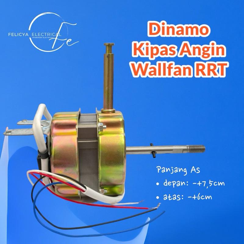 DINAMO KIPAS ANGIN WALLFAN MERK CHINA