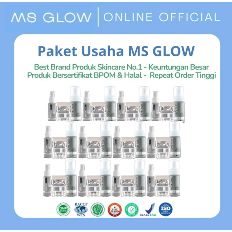 Join Reseller Member Skincare Ms Glow msglow ID Card Resmi paket usaha ms glow.