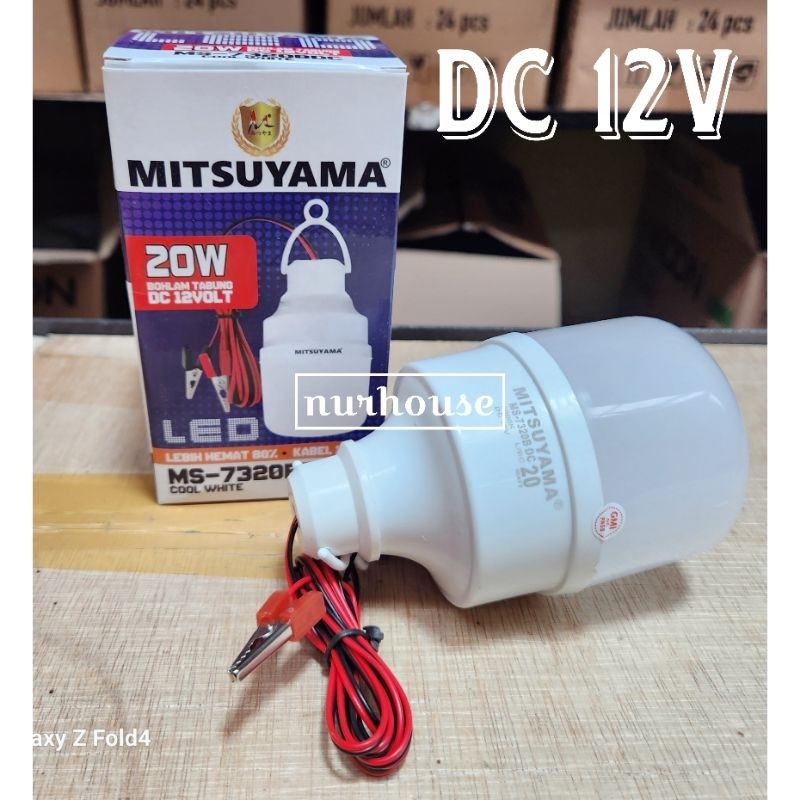 Mitsuyama Bohlam Lampu LED DC 12v lampu aki 12volt