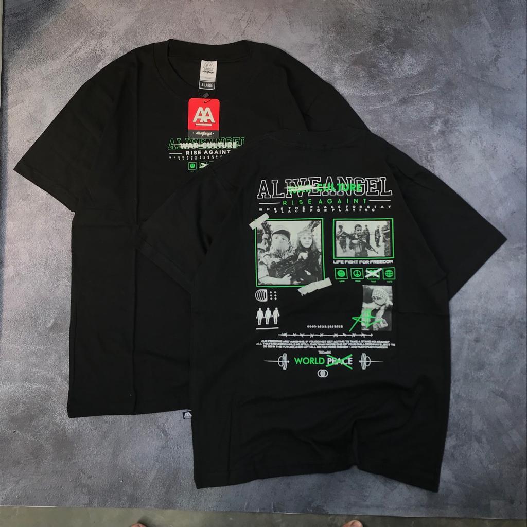 KAOS T SHIRT SAFE PALESTINA / WAR CULTURE / KAOS SEJARAH ISLAM / KAOS HITAM PRIA ORIGINAL BAJU KAOS 