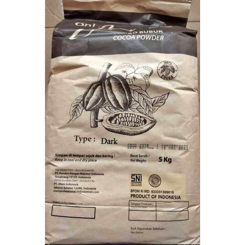 

Bubuk coklat Oh!Java Cocoa Powder DARK kemasan 5kg