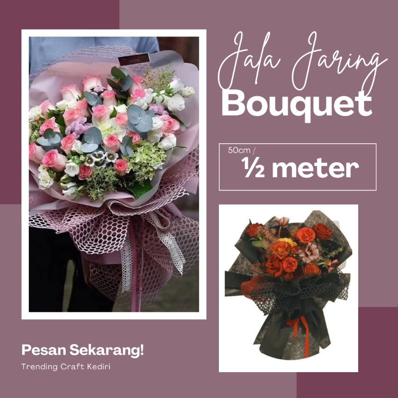 

Kertas Jala Jaring KOREAN JARING (50cm) ,LEMBARAN KERTAS BUNGA FLOWER WRAP