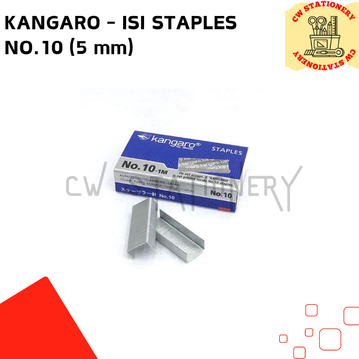 

Kangaro - Isi Stapler / Staples no 10 (5 mm)