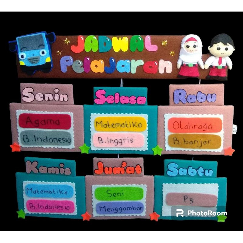 jadwal mata pelajaran sekolah