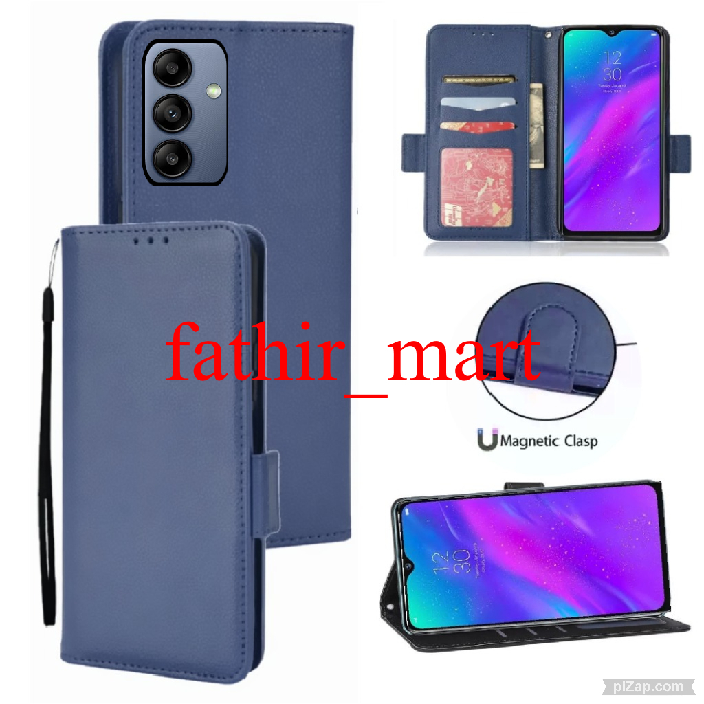 Case Dompet Hp SAMSUNG A15  Case Leather Flip case Cover Kulit Casing Dompet