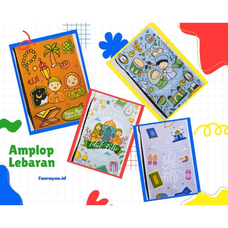 

AMPLOP LEBARAN | 10 PCS | AMPLOP LEBARAN KECIL