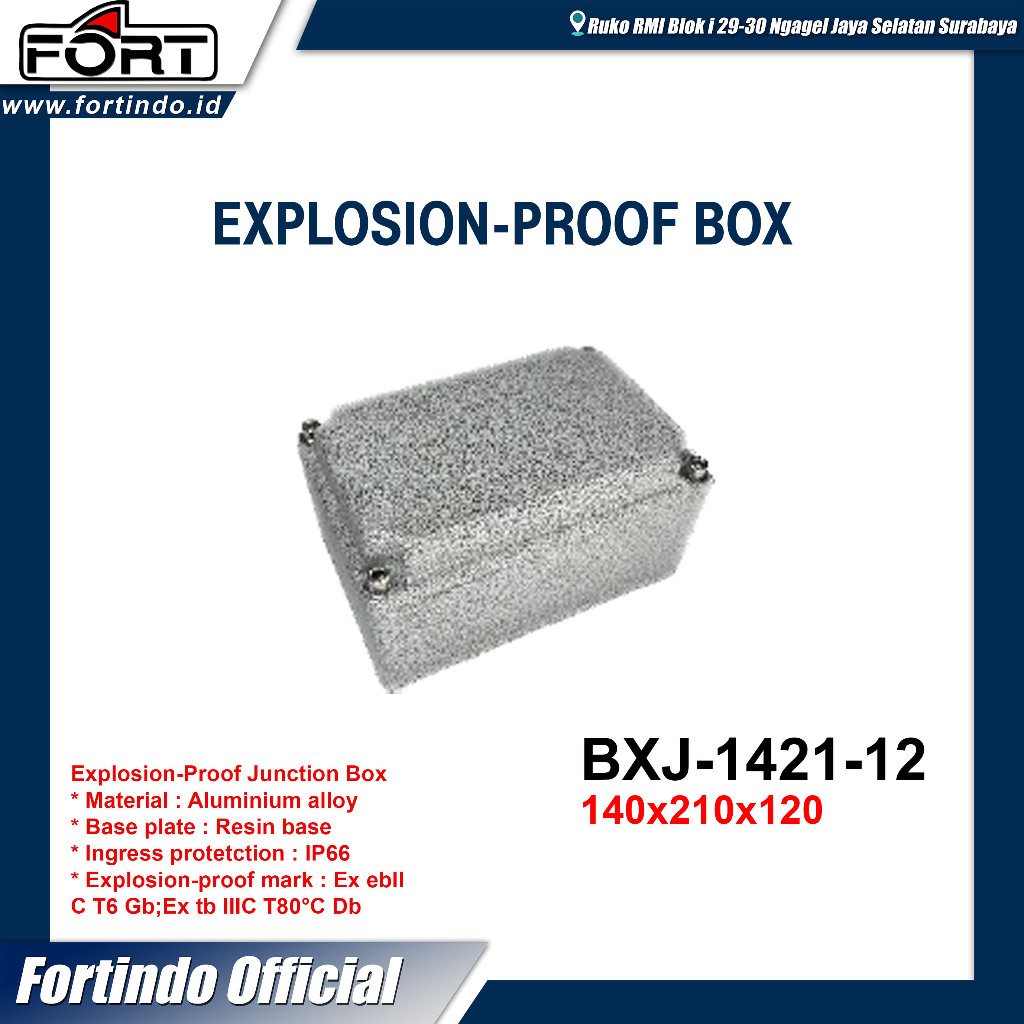 Explosion-Proof Junction Box BXJ-1421-12 Merk FORT