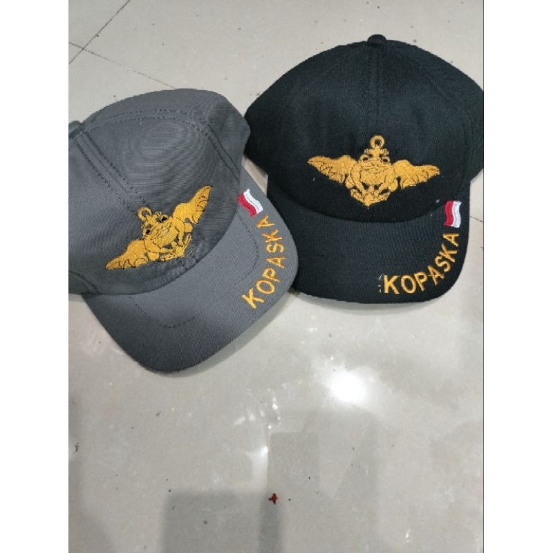 TOPI PET KOPASKA HITAM /ABU