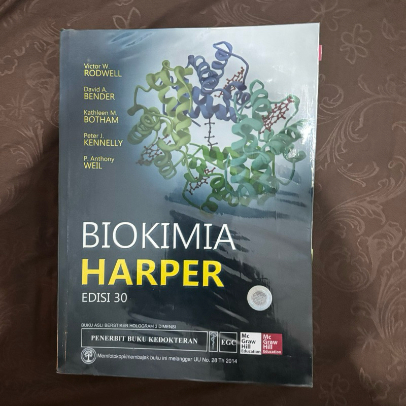 BIOKIMIA HARPER EDISI 30 PRELOVED BUKU KEDOKTERAN