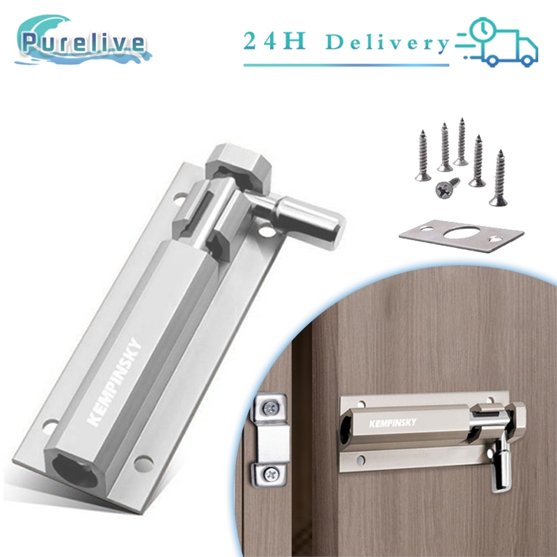 3Inch Grendel Bulat Nicole Grendel Slot Pintu Selot Jendela Kunci