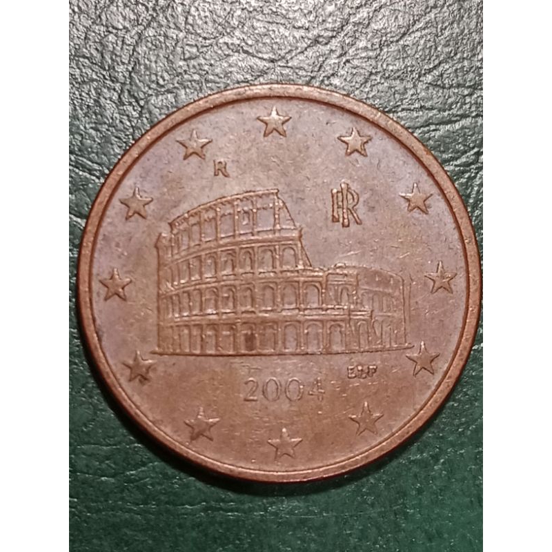 Koin Italia 5 Euro cent Tahun 2004