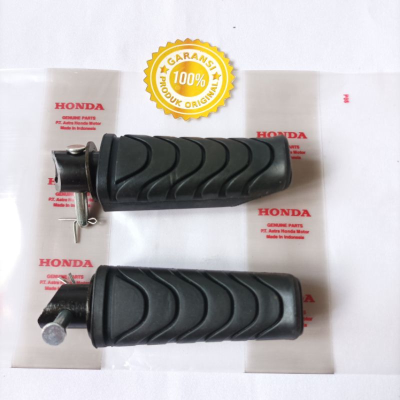 (1set)karet step footstep belakang Honda beat fi Scoopy Vario lama Vario 125 150 Revo Blade original