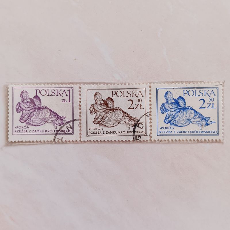 

(AG) Perangko Polandia 1979 Art Set 3 pcs Used