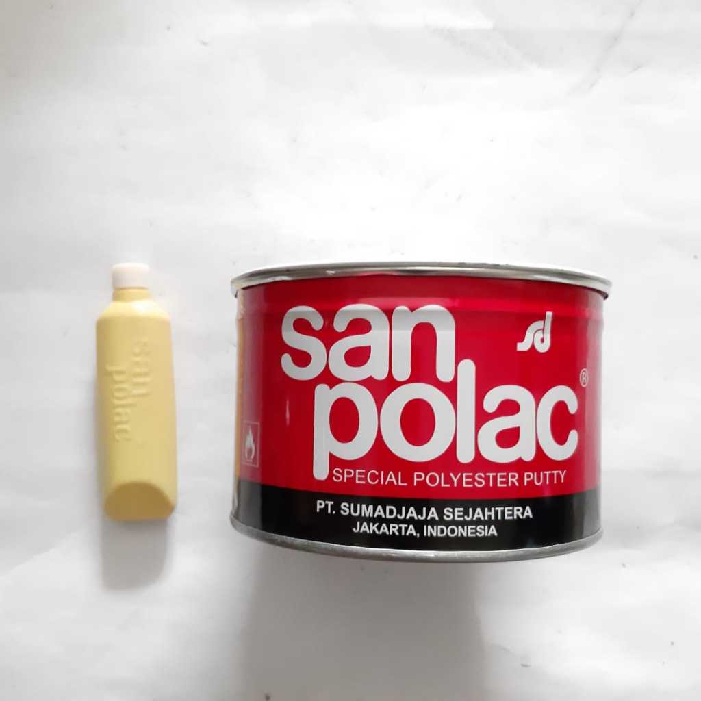 Dempul Sanpolac 1 kg/ Dempul Besi/ Dempul Kayu