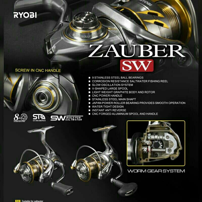 Reel Ryobi Zauber Sw 3000