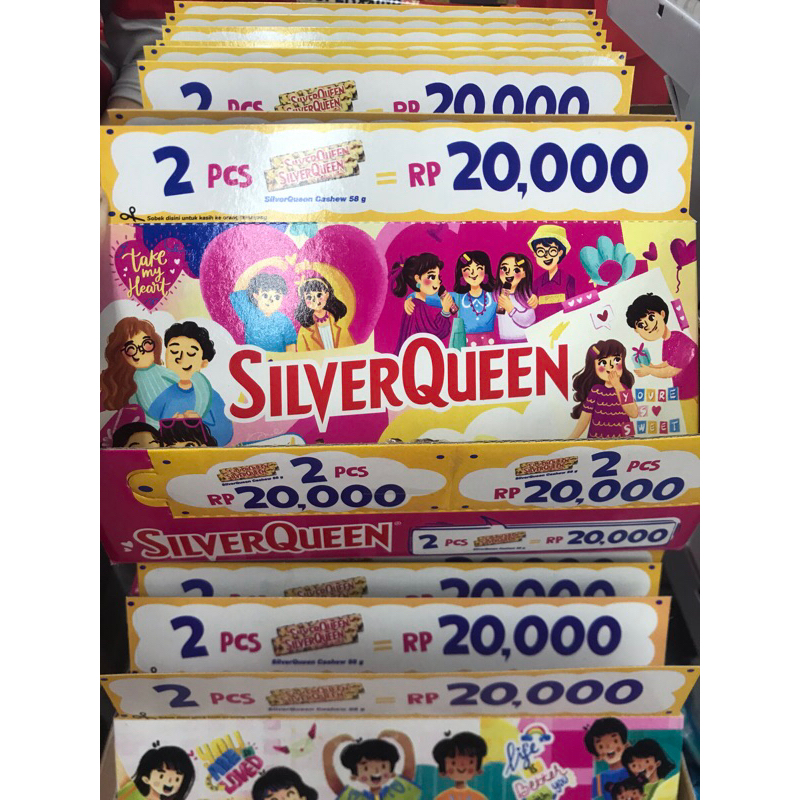 

SILVERQUEEN KEMASAN 58gr