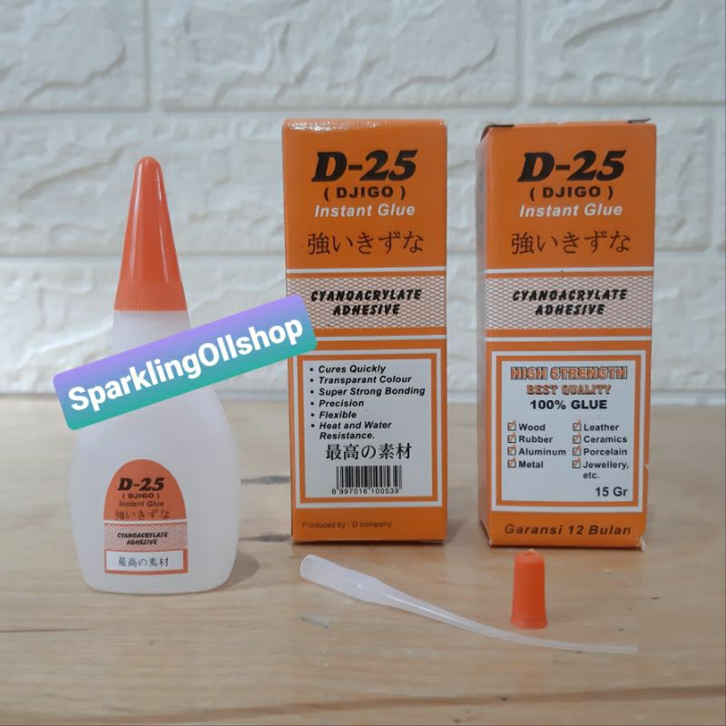 

Lem Korea Instan Glue Power Glue D-25 - 15gr