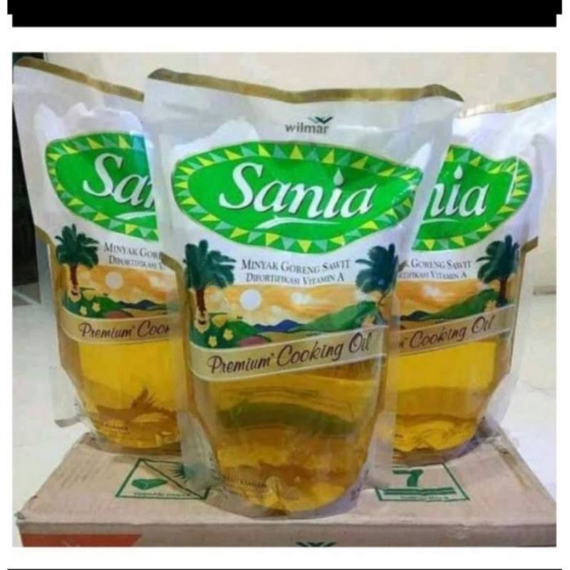 

(Promo) minyak goreng Sania 2 Liter, 1dus, isi 6pcs(beli 3dus bonus 3pcs)